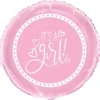 It's A Girl Folieballong