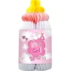 It's A Girl Honeycomb Bordsdekoration