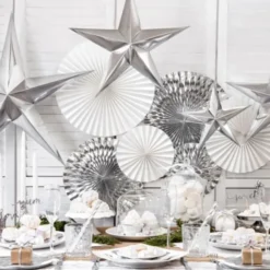 Julstjärna Silver 70 cm