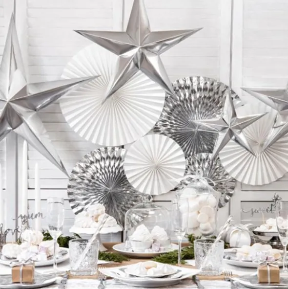 Julstjärna Silver 70 cm
