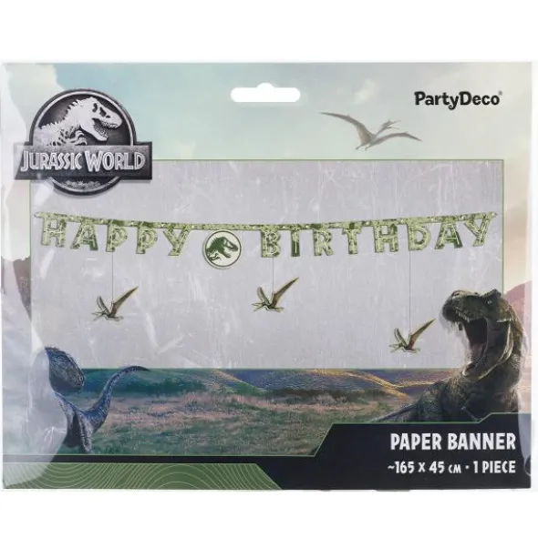 Jurassic World Happy Birthday Girlang 165 x 45 cm