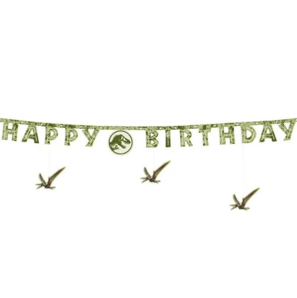Jurassic World Happy Birthday Girlang 165 x 45 cm