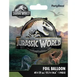 Jurassic World Logo Folieballong 45 x 37 cm