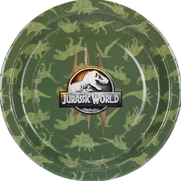 Jurassic World Papperstallrikar 23 cm 6-pack