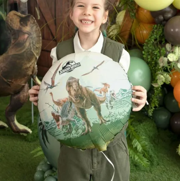 Jurassic World Rund Folieballong 35 cm
