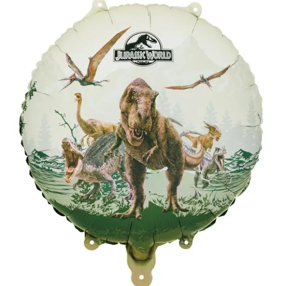 Jurassic World Rund Folieballong 35 cm