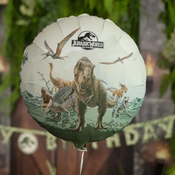 Jurassic World Rund Folieballong 35 cm
