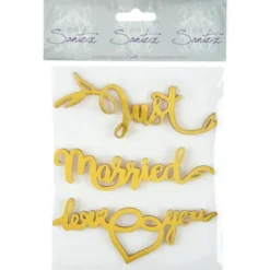 Just Married Bordsdekoration