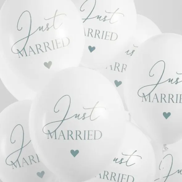 Just Married Latexballonger