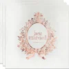 Kaffeservetter Just Married Roseguld