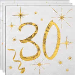 Kaffeservetter 30 År Sparkle