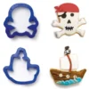 Kakformar Piratskepp och Döskalle