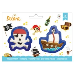 Kakformar Piratskepp och Döskalle