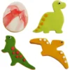 Kakformar Set Dinosaurier