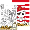 Kalaspåsar Pirates Map