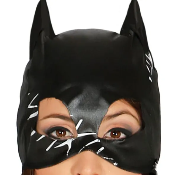 Katt Maskeraddräkt Svartvit (Medium (38-40))