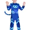 Kattpojken Pyjamashjältarna Maskeraddräkt Barn (2-3 år (92-98 cm))