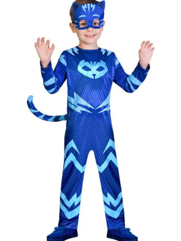 Kattpojken Pyjamashjältarna Maskeraddräkt Barn (2-3 år (92-98 cm))