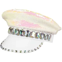 Keps Iridescent med Stenar
