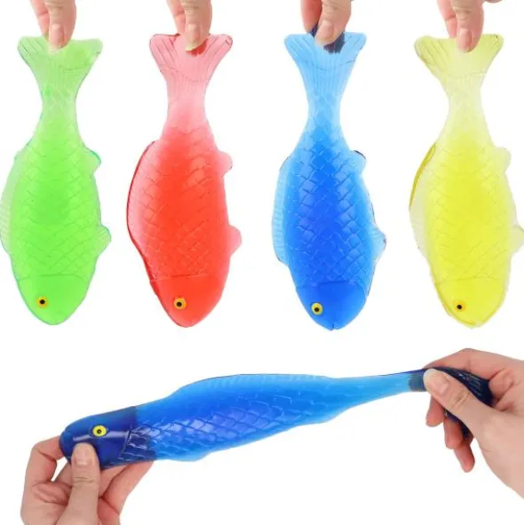 Klibbig Stretchig Fisk Leksak 17,6 cm