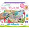 Klistermärkesbok Zoodjur