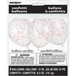 Konfettiballonger Ljusrosa