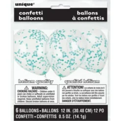Konfettiballonger Mintgrön