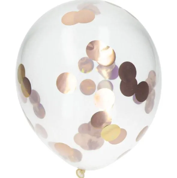 Konfettiballonger Roséguld