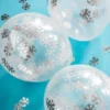 Konfettiballonger Snöflingor