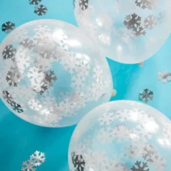 Konfettiballonger Snöflingor