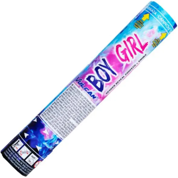 Konfettikanon Boy or Girl Blå
