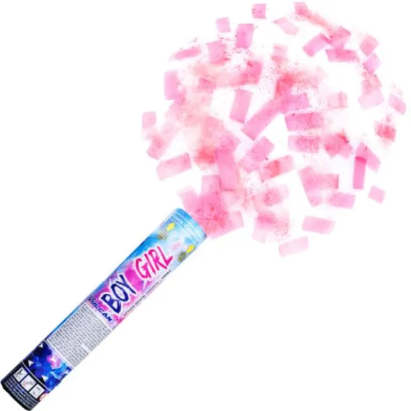 Konfettikanon Boy or Girl Rosa