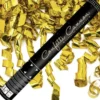 Konfettikanon Guld Serpentiner