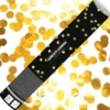 Konfettikanon Metallic Guld 40 cm