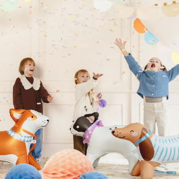Konfettikanon Rektangulär Pastell 28 cm