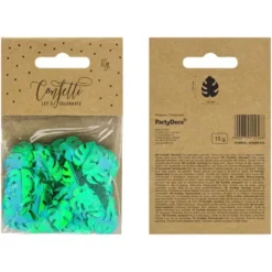 Konfetti Löv Metallic Grön