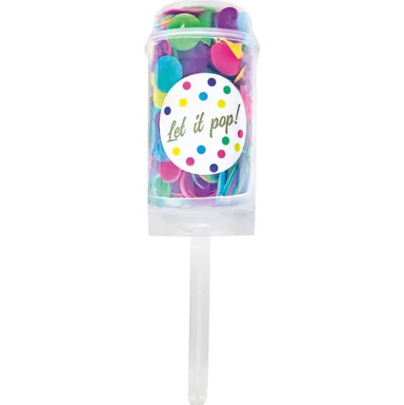 Konfetti Push Pop Flerfärgad