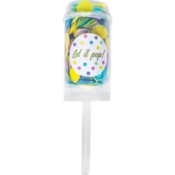Konfetti Push Pop Flerfärgad Pastell