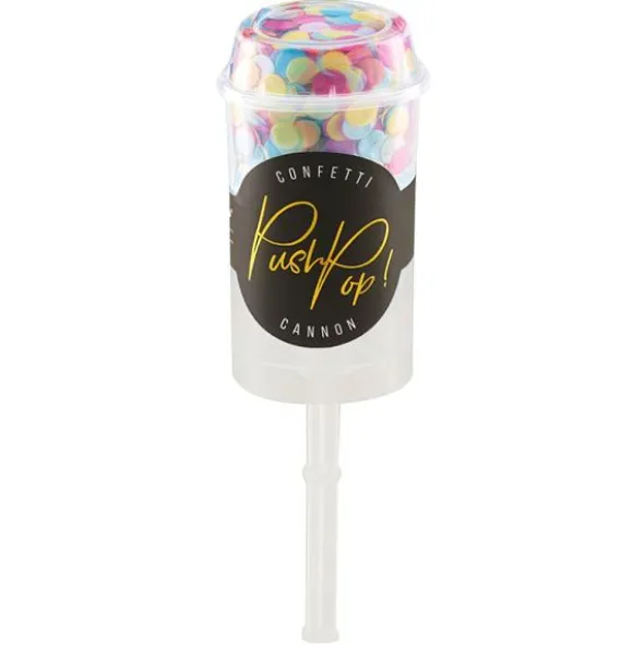 Konfetti Push Pop Mixade Färger