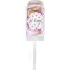 Konfetti Push Pop Vit-Rosa-Beige
