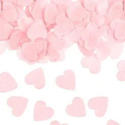 Konfetti Rosa Hjärtan
