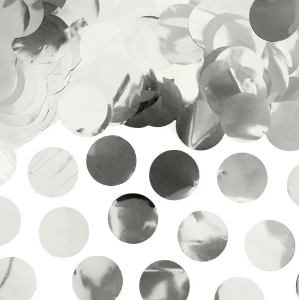 Konfetti Stora Prickar Silver