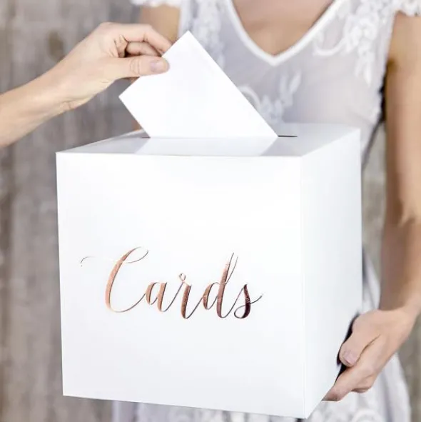 Kortlåda Cards Roséguld