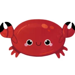 Krabba Folieballong Röd