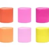 Kräppapper Rosa/Orange/Gul 6-pack