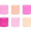 Kräppapper Rosa/Persika/Aprikos 6-pack