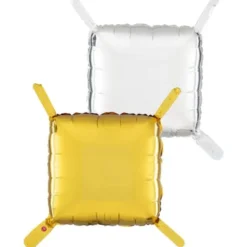 Kuddballonger Guld/Silver 4-pack