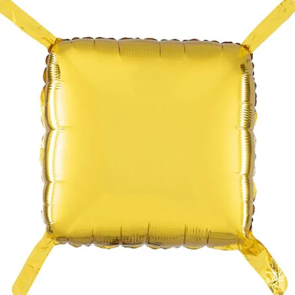 Kuddballonger Guld/Svart 4-pack
