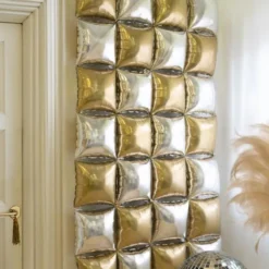 Kuddballonger Silver/Guld 4-pack