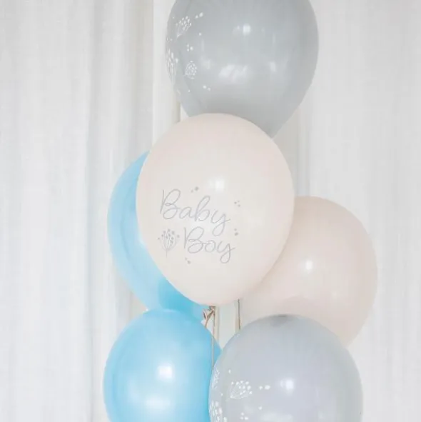 Latexballonger Baby Boy Mix 6-pack